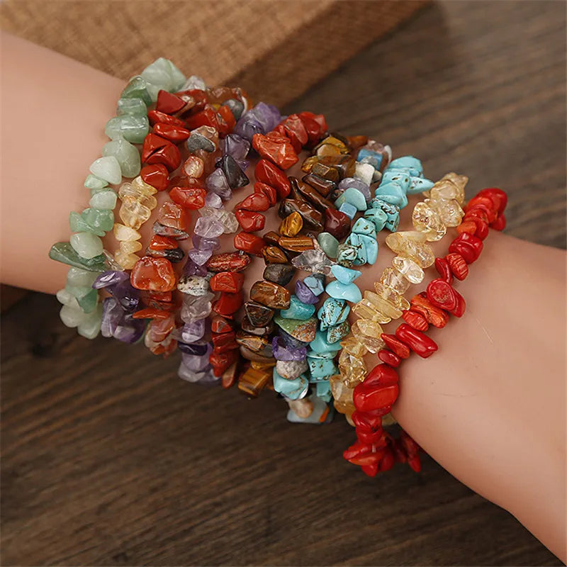 สร้อยข้อมือหินสี ( รหัส AC5 )