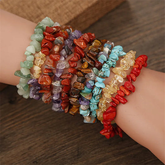 สร้อยข้อมือหินสี ( รหัส AC5 )